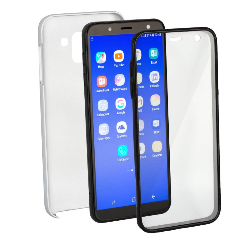 Coque en silicone 360 Argentée Coque en silicone 360 Argentée