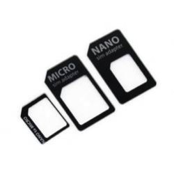 Kit Adaptateur 3 en 1 sim/micro sim/nano sim