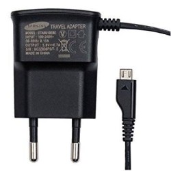 Chargeur ETAOU10EBE Secteur Micro USB Originale Samsung Noir