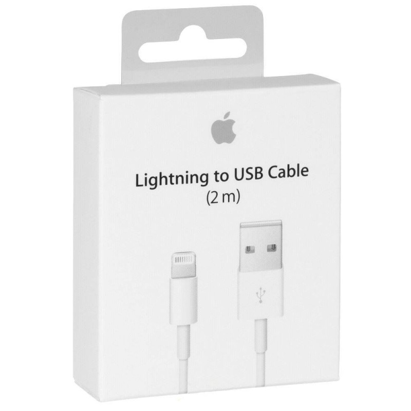 Cable Origine Apple Blanc V2 sous Blister