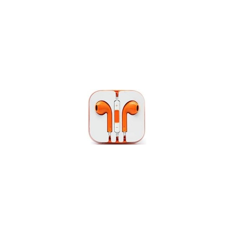 Ecouteur Earpods Compatible Apple Orange Ecouteur Earpods Compatible Apple Orange