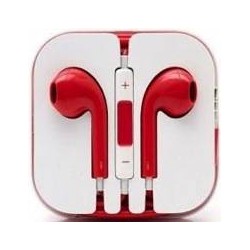 Ecouteur Earpods Compatible Apple Rouge