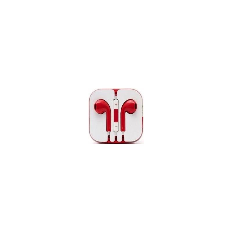 Ecouteur Earpods Compatible Apple Rouge Ecouteur Earpods Compatible Apple Rouge