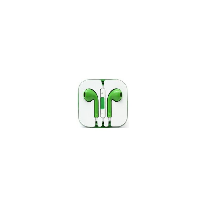 Ecouteur Earpods Compatible Apple Vert Ecouteur Earpods Compatible Apple Vert